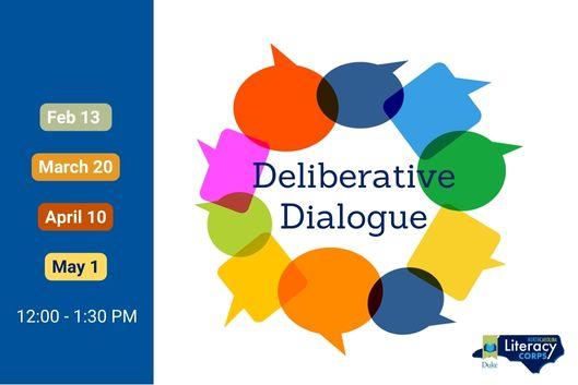 Deliberative Dialogue sponsored by the NCLiteracyCorps